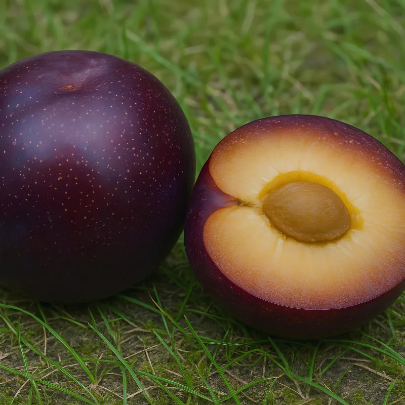 Scion de pluot / hybride Prumix™ Saphirine cultivé dans le Tarn - résistant aux maladies - compatible Agriculture Bio