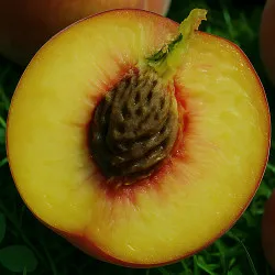 Scion de Pêcher Harrow Beauty cultivé dans le Tarn - Résistant à la cloque - compatible Agriculture Biologique