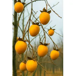 Scion de Kaki Pleureur Pendula cultivé dans le Tarn - résistant aux maladies - compatible Agriculture Bio