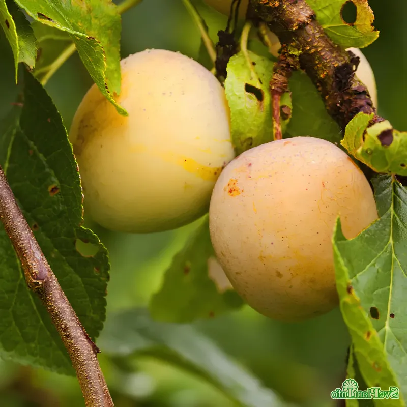 Scion de Prunier Reine-Claude Dorée cultivé dans le Tarn - résistant aux maladies - compatible Agriculture Bio